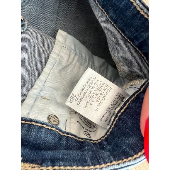 AG Adriano Goldschmied The Legging Ankle Jean in 18 Years Destroyed Size 28 - Picture 5 of 6
